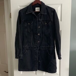 Zara Women's Dark Denim short dress